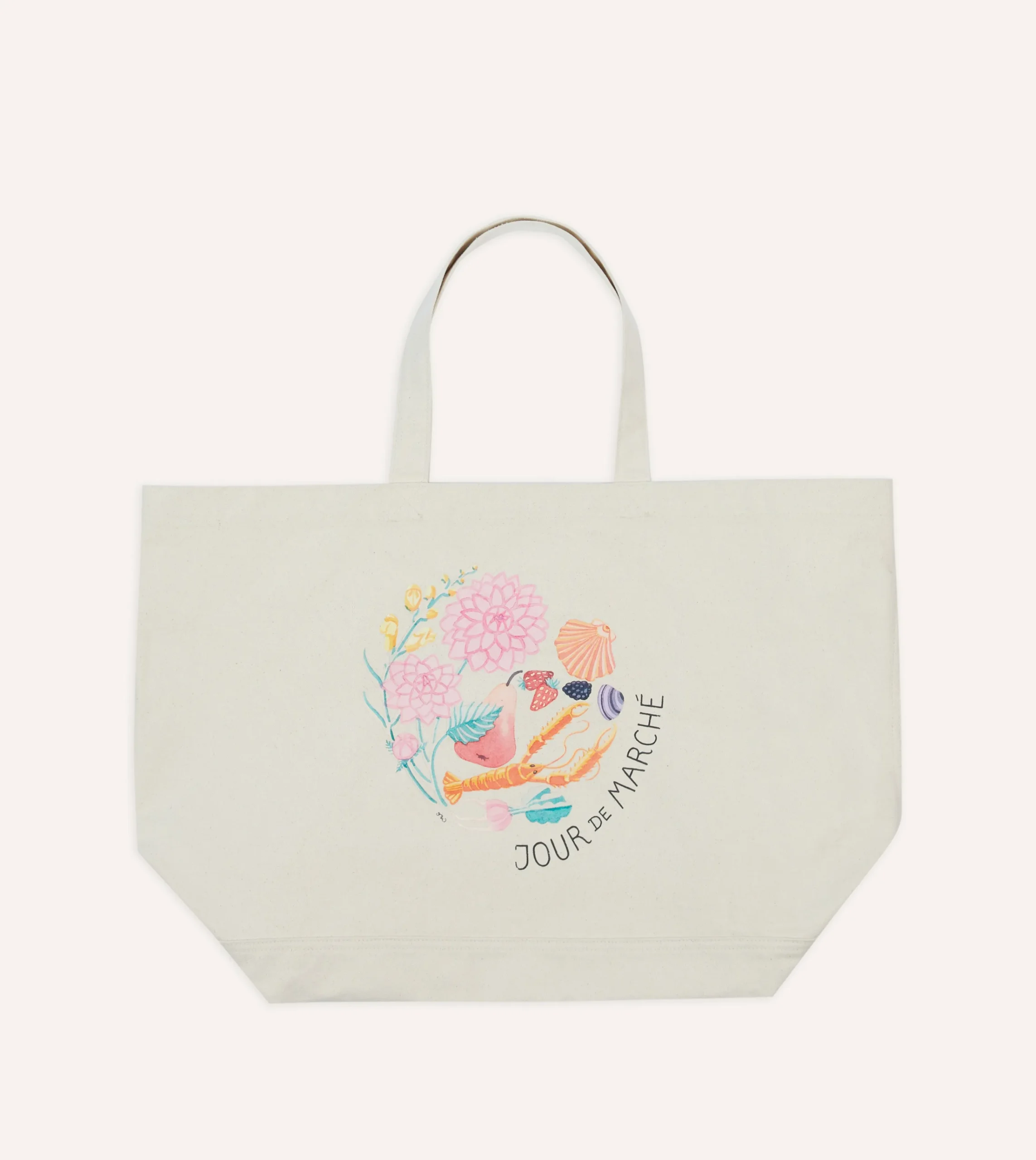 Drake’s Andreotti & Baribeaud For Drake's 'Jour De Marché' Tote Bag