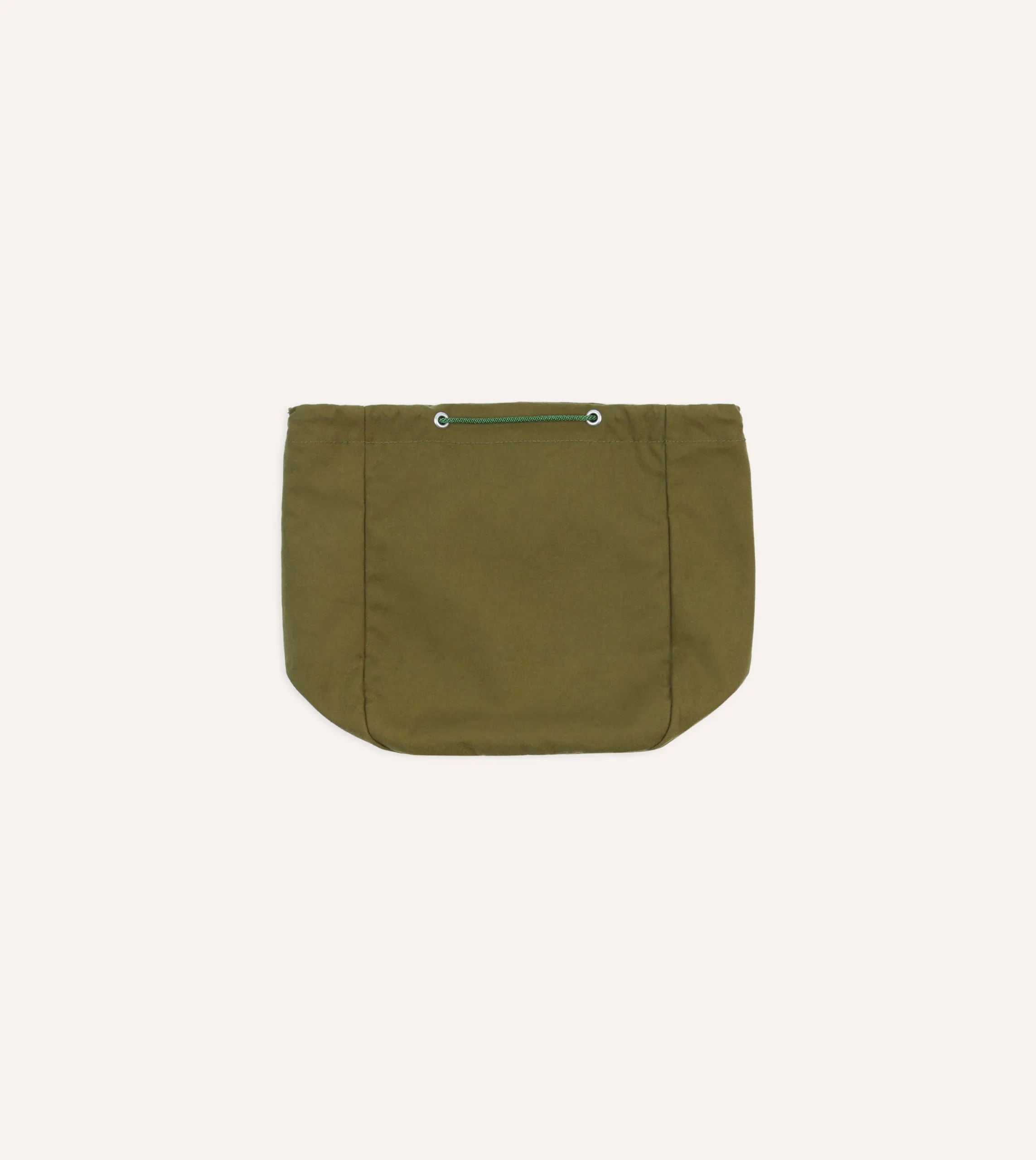 Drake’s Bag’n’Noun Olive Army Spindle Bag