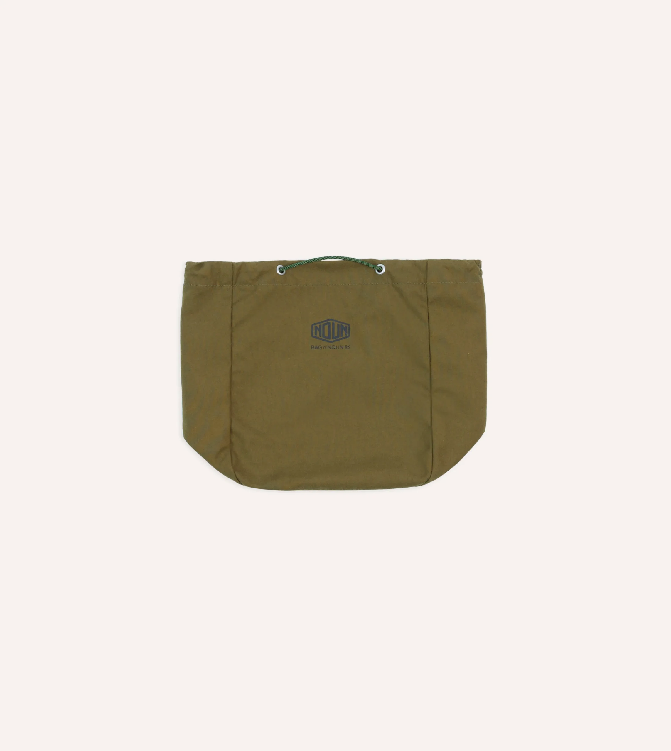 Drake’s Bag’n’Noun Olive Army Spindle Bag