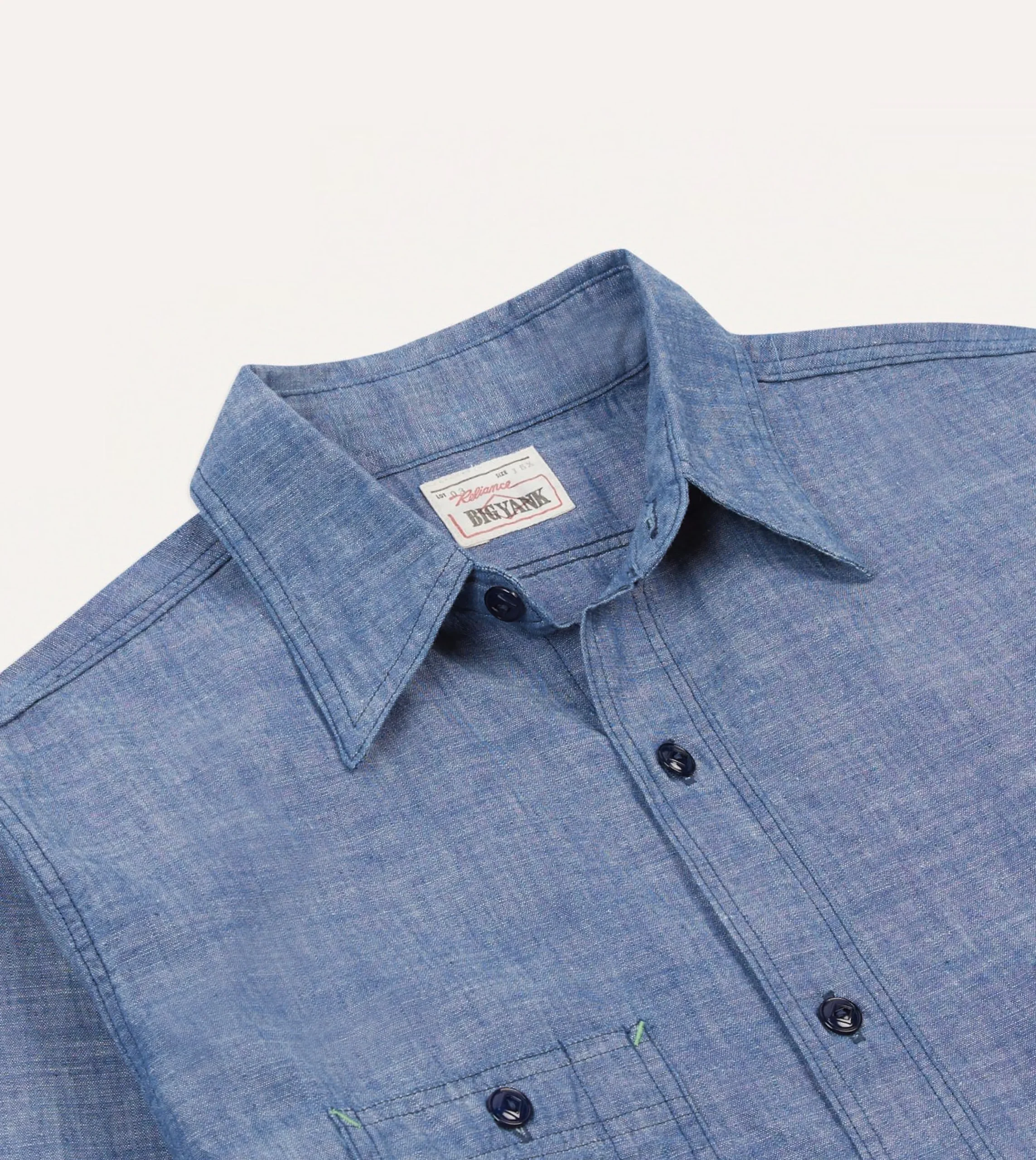 Drake’s Big Yank '1942' Chambray Shirt