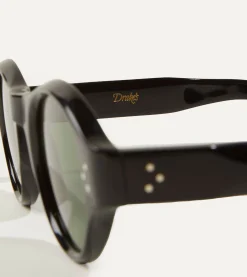 Drake’s Black Acetate Jules Sunglasses