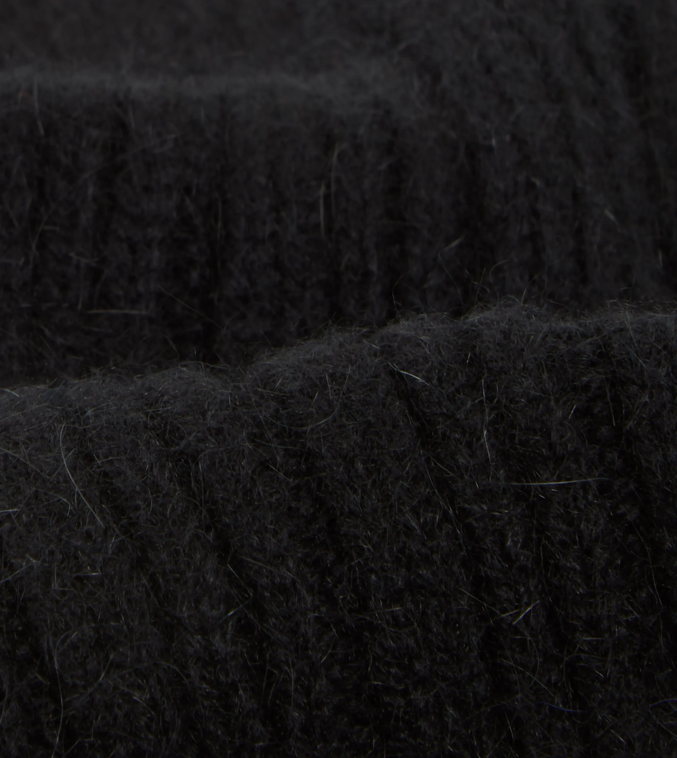 Drake’s Angora Lambswool Ribbed Knit Cap