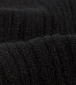 Drake’s Angora Lambswool Ribbed Knit Cap