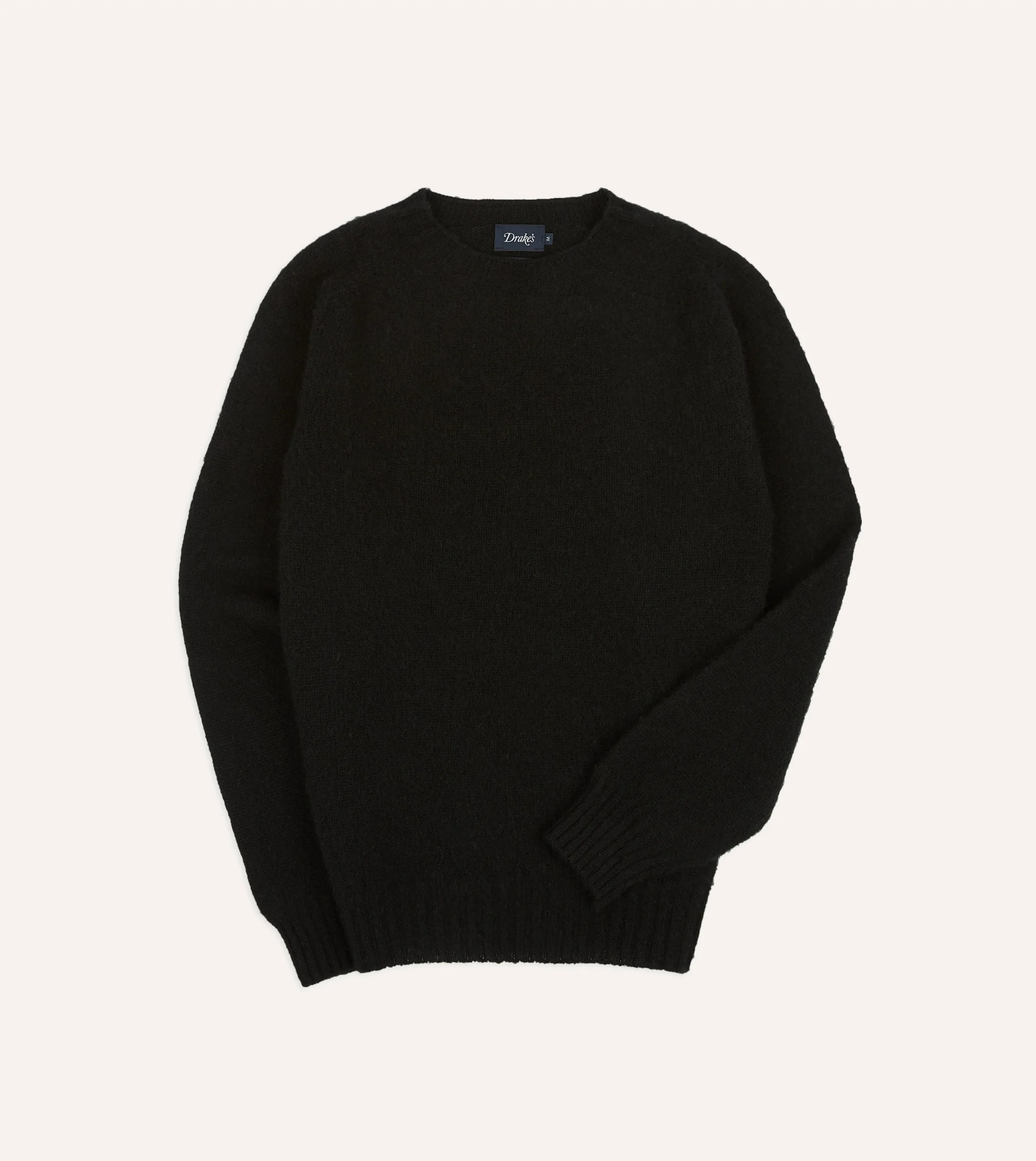 Drake’s Brushed Shetland Crew Neck Jumper