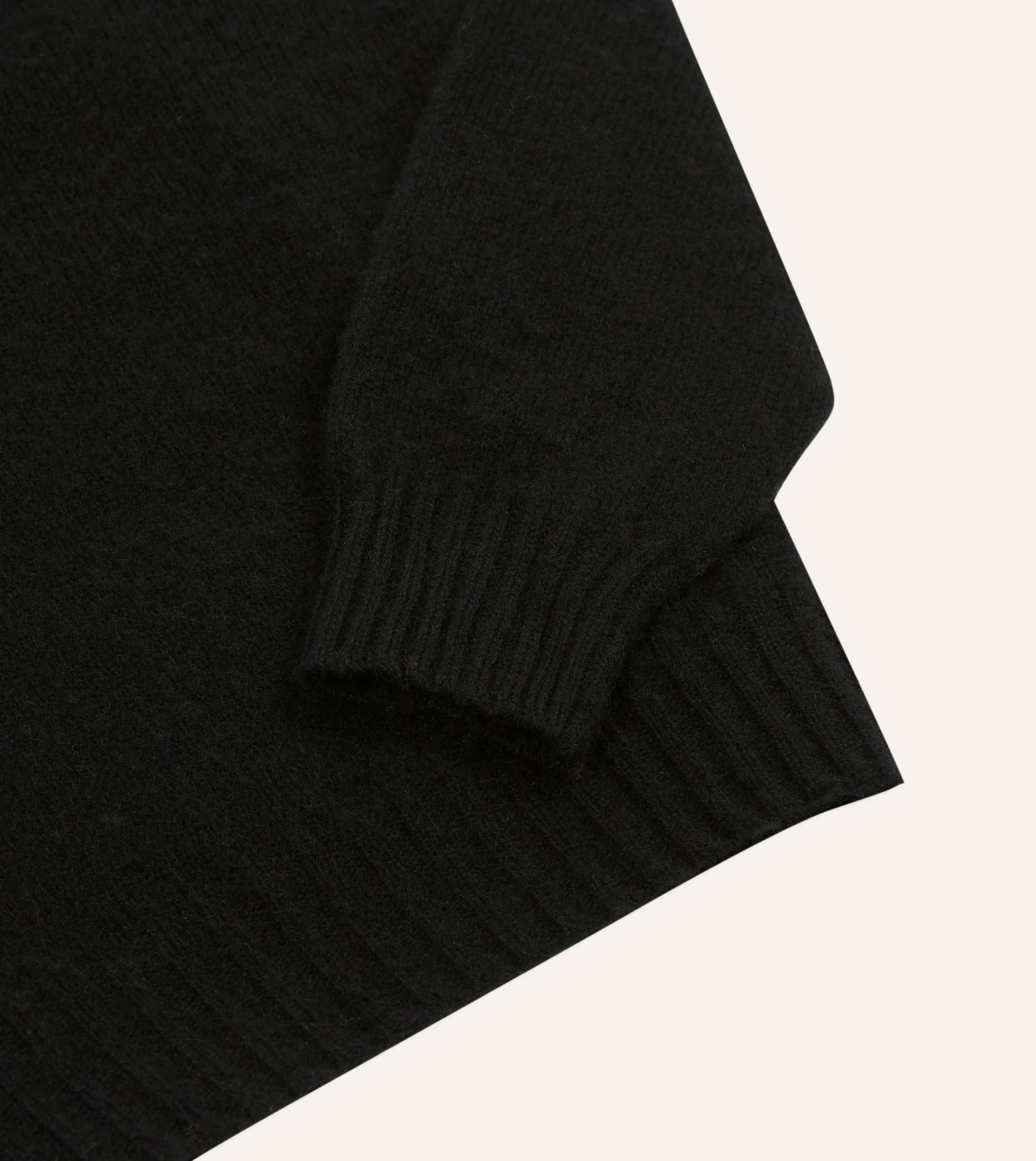 Drake’s Brushed Shetland Crew Neck Jumper