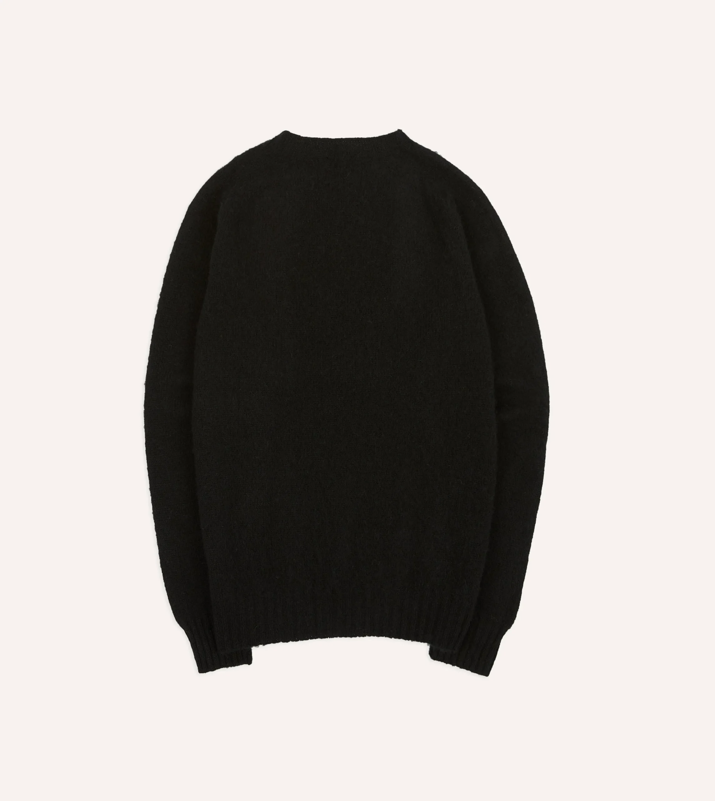 Drake’s Brushed Shetland Crew Neck Jumper