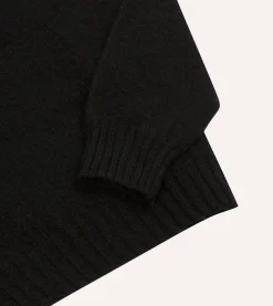 Drake’s Brushed Shetland Crew Neck Jumper