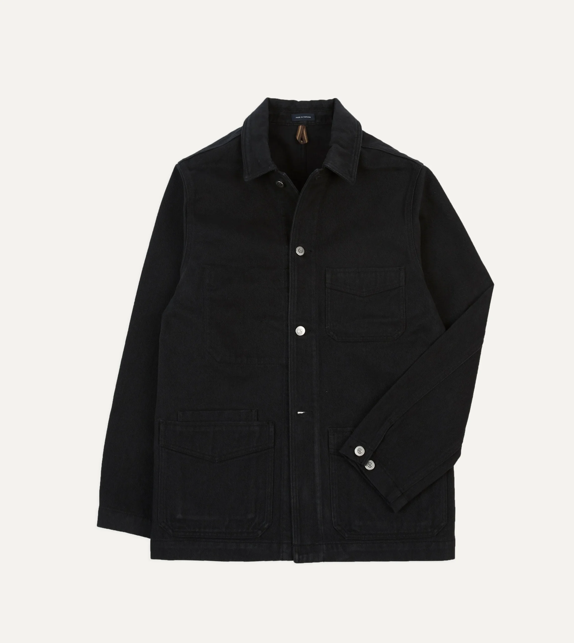 Drake’s Heavy Twill Cotton Five-Pocket Chore Jacket