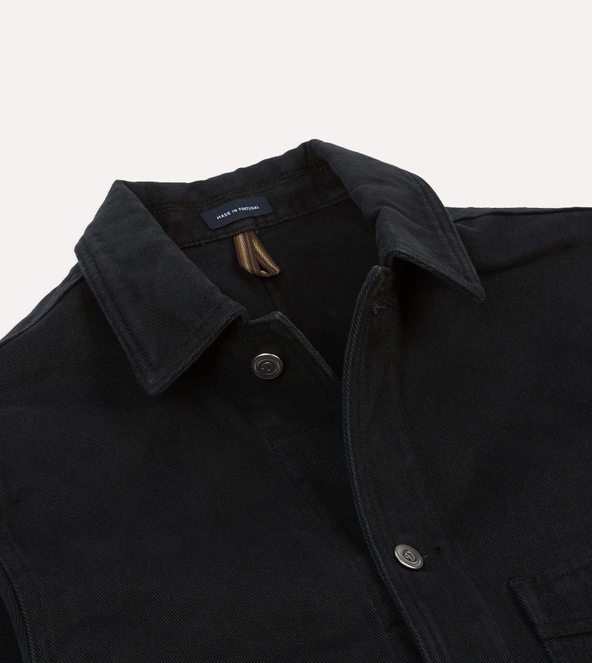 Drake’s Heavy Twill Cotton Five-Pocket Chore Jacket