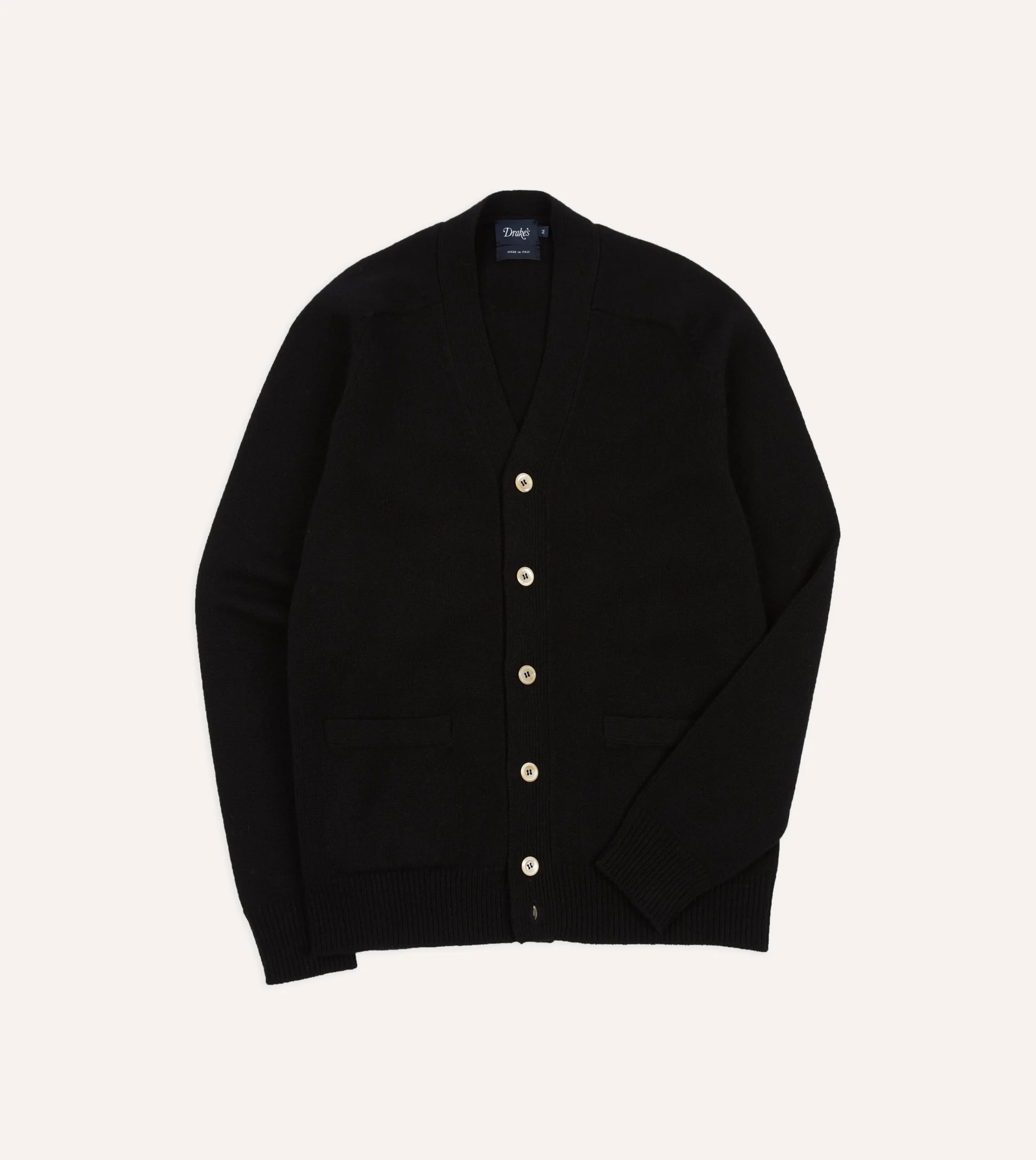 Drake’s Lambswool 6 Button Cardigan