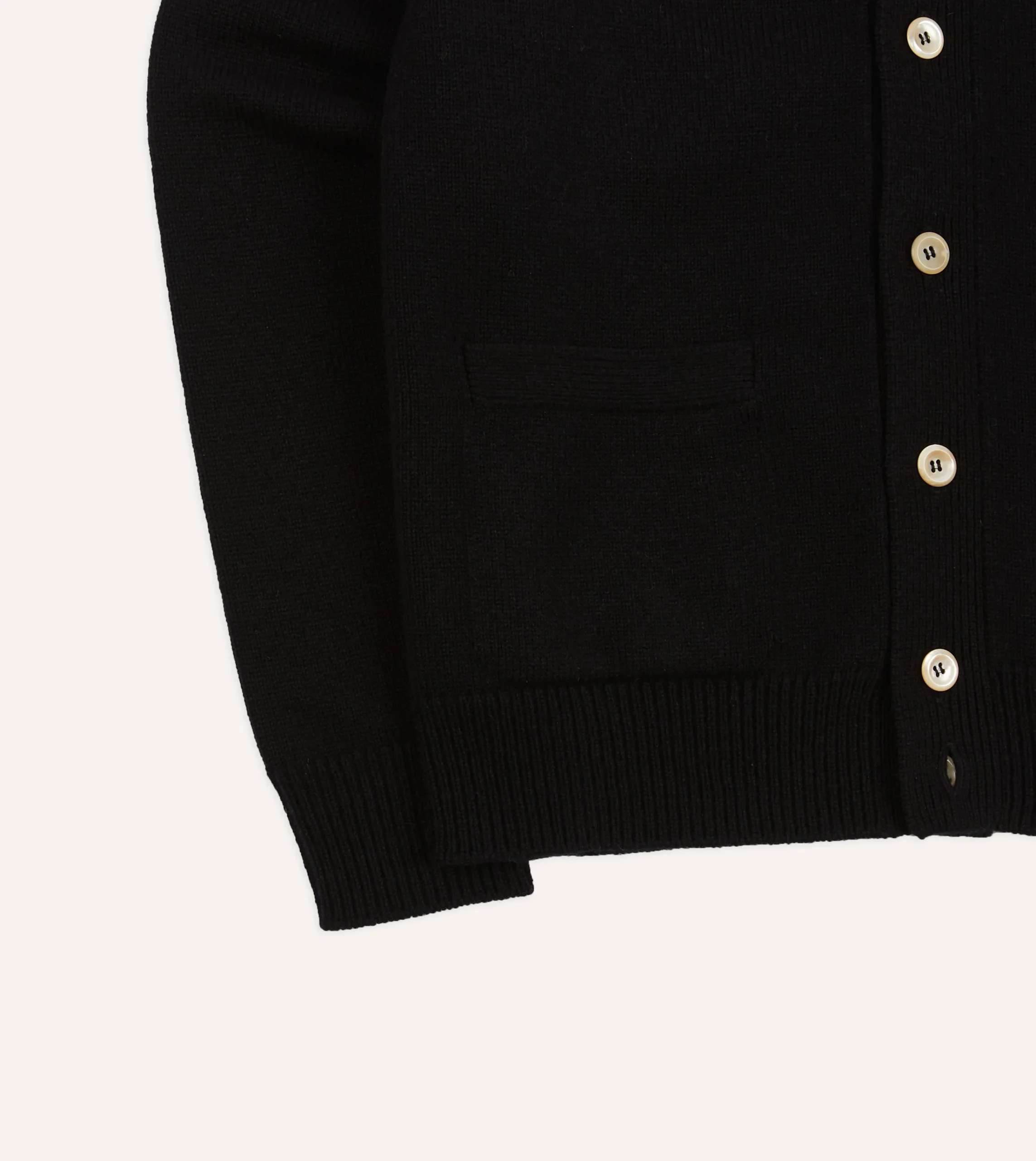 Drake’s Lambswool 6 Button Cardigan