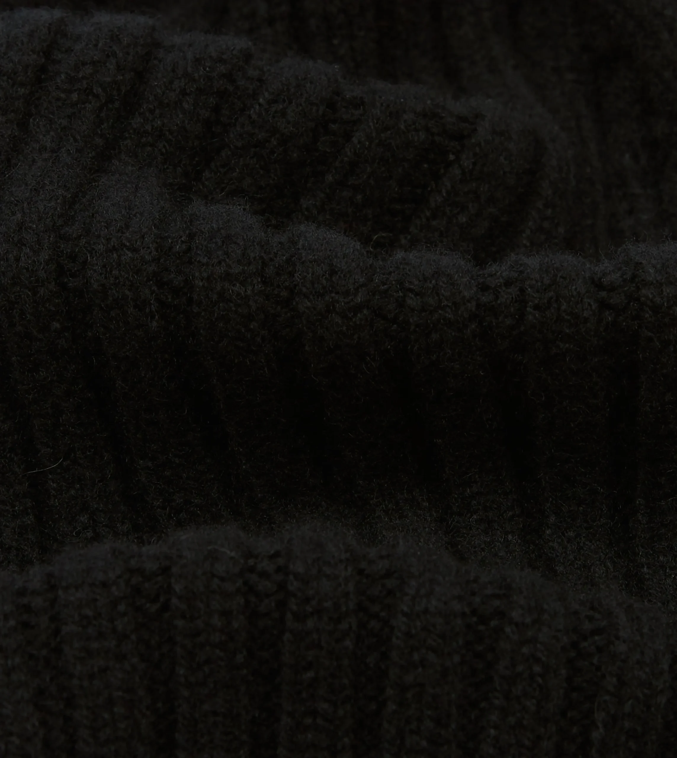 Drake’s Lambswool Ribbed Knit Cap