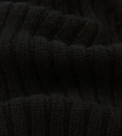 Drake’s Lambswool Ribbed Knit Cap