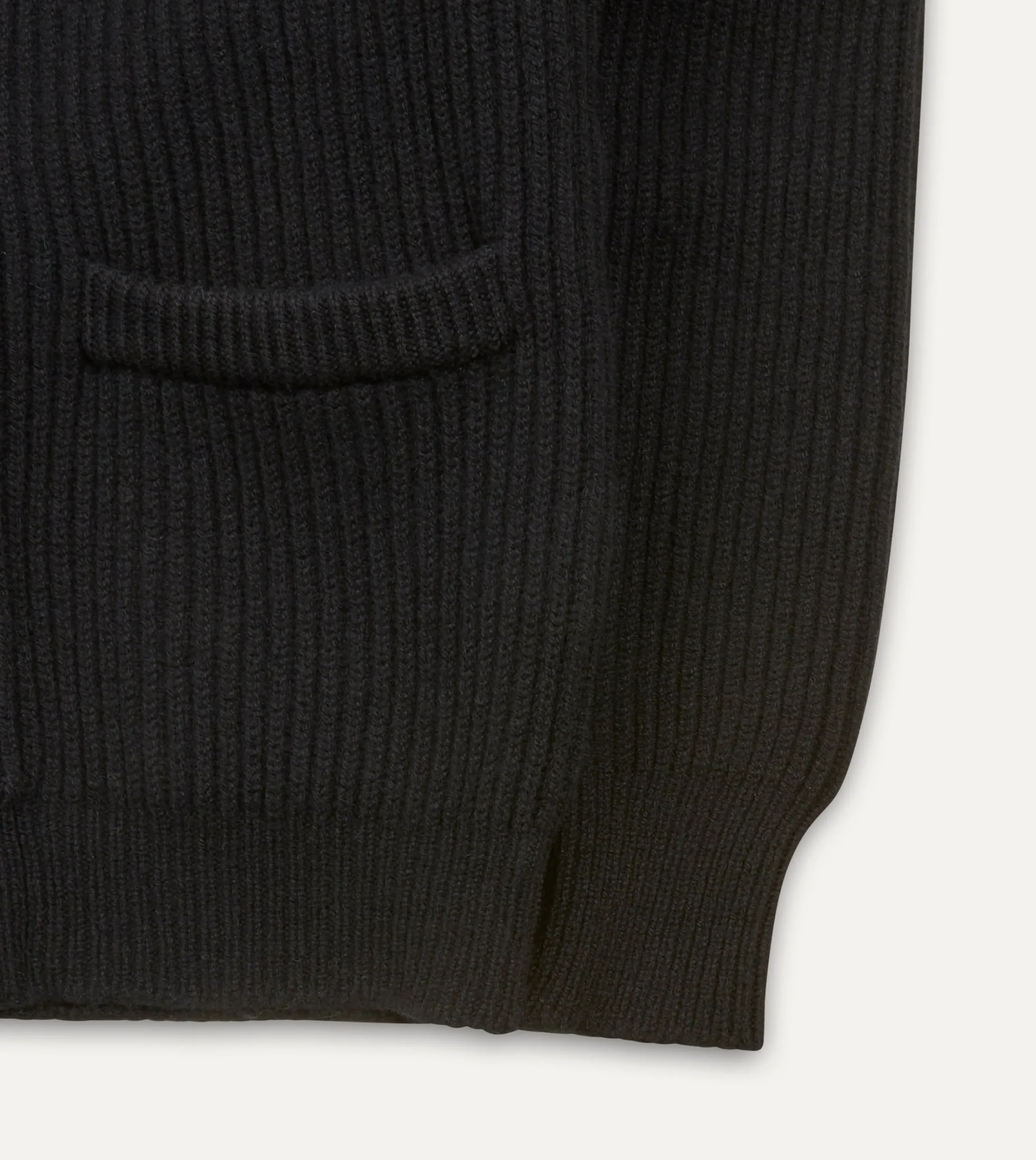 Drake’s Lambswool Shawl Collar Cardigan