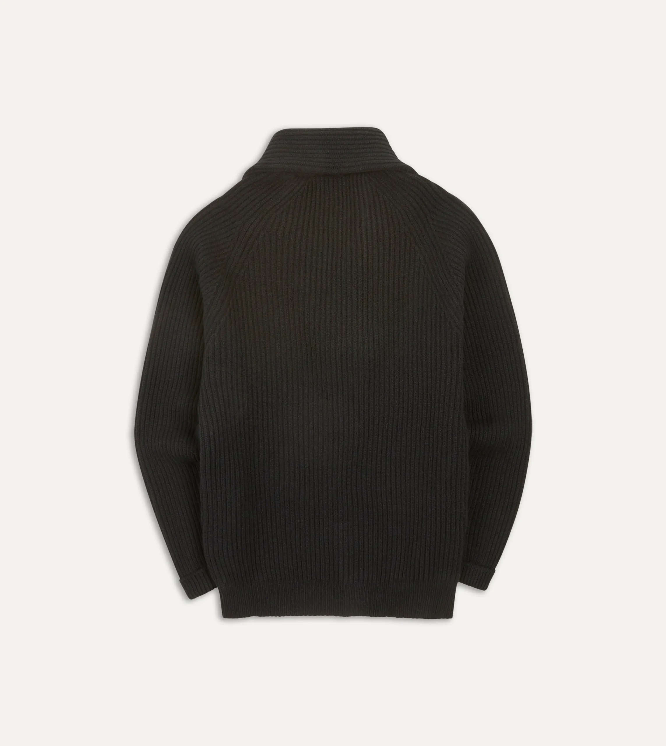 Drake’s Lambswool Shawl Collar Cardigan