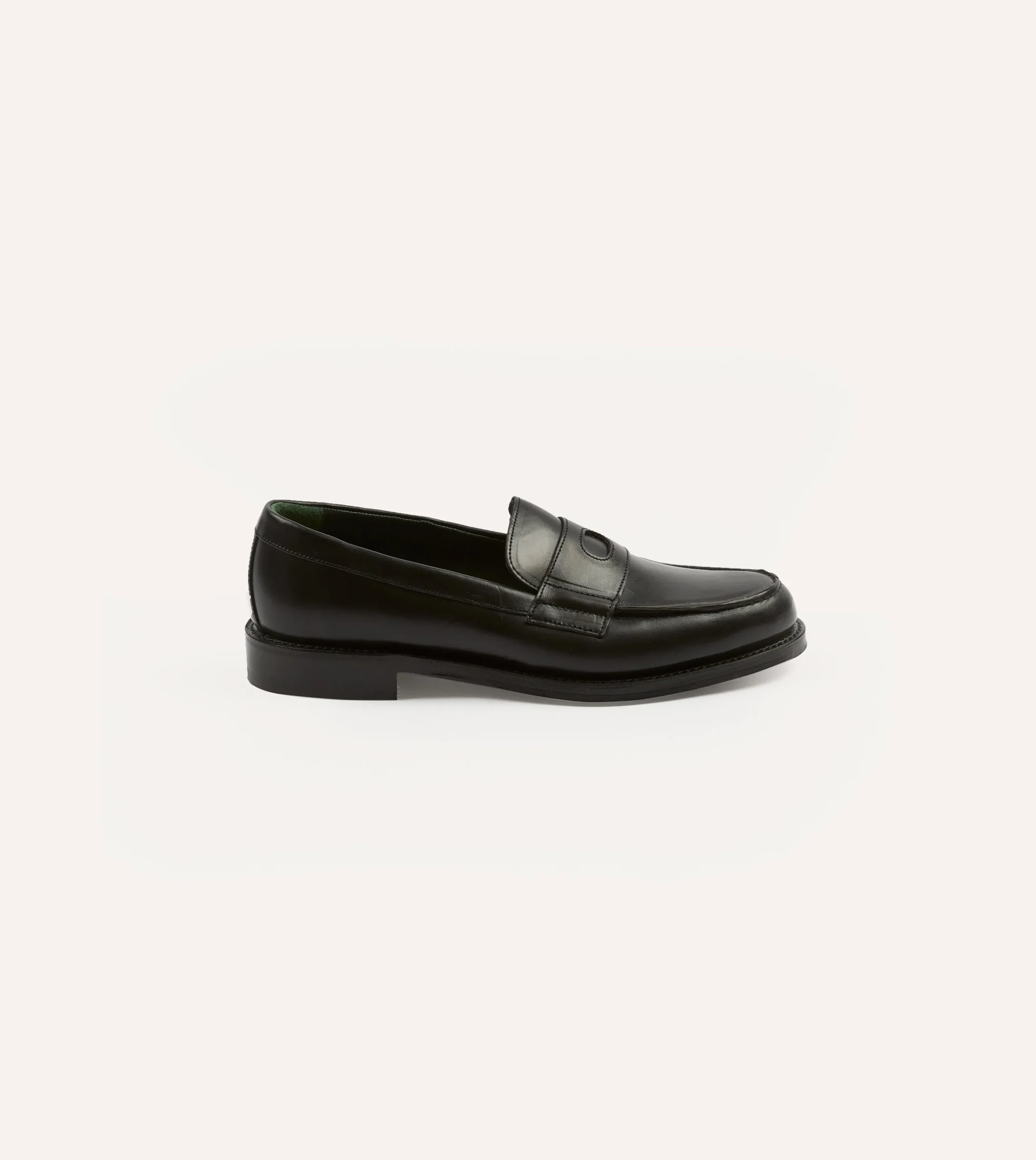 Drake’s Leather Charles Goodyear Welted Penny Loafer