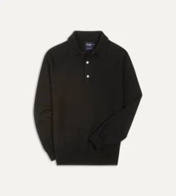 Drake’s Merino Wool Knitted Polo