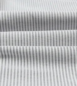 Drake’s Ticking Stripe Cotton Oxford Cloth Button-Down Shirt
