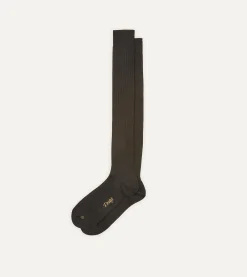 Drake’s Wool Over-the-Calf Socks