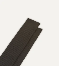 Drake’s Wool Over-the-Calf Socks