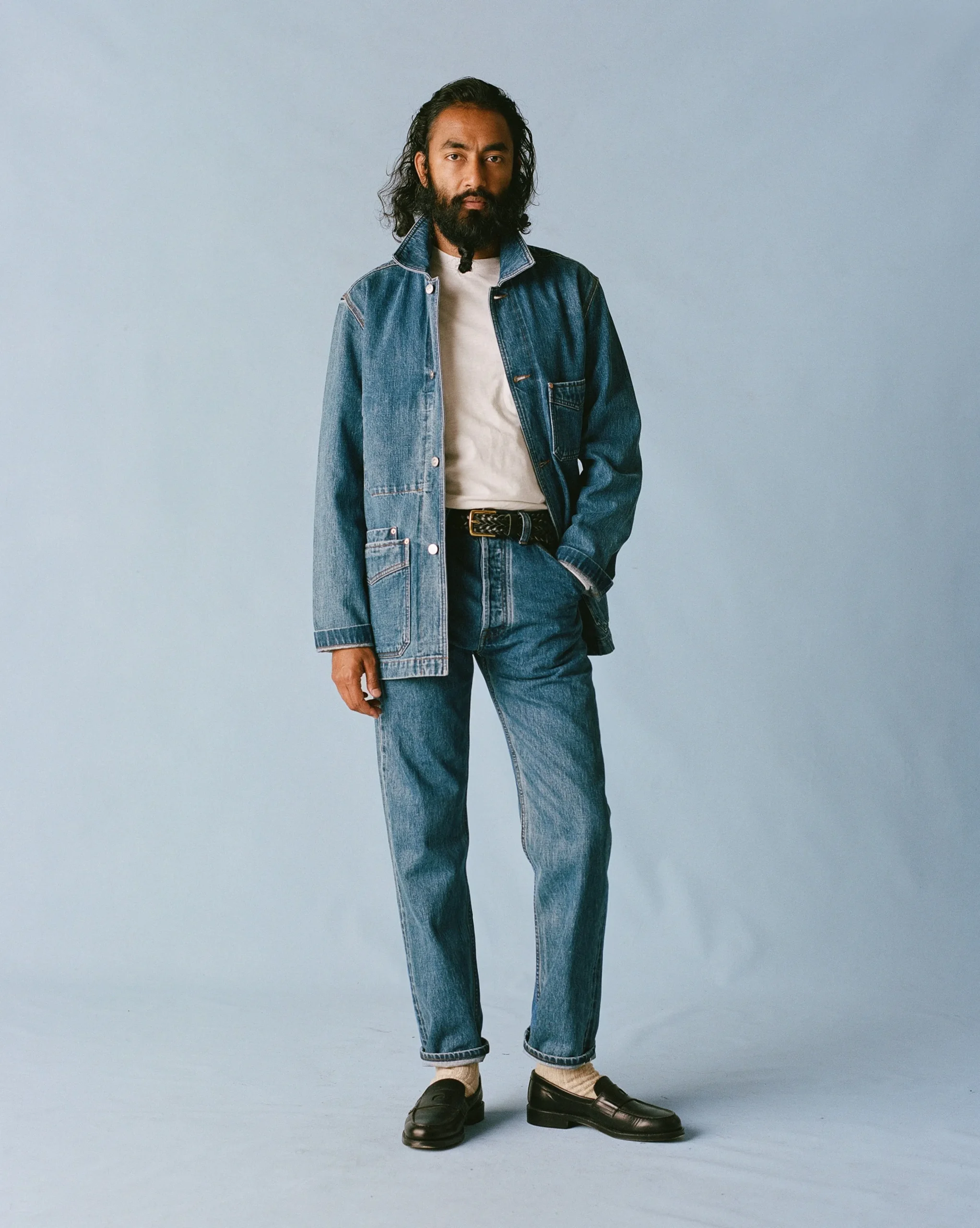 Drake’s 14.2oz Japanese Selvedge Denim Five-Pocket Jeans
