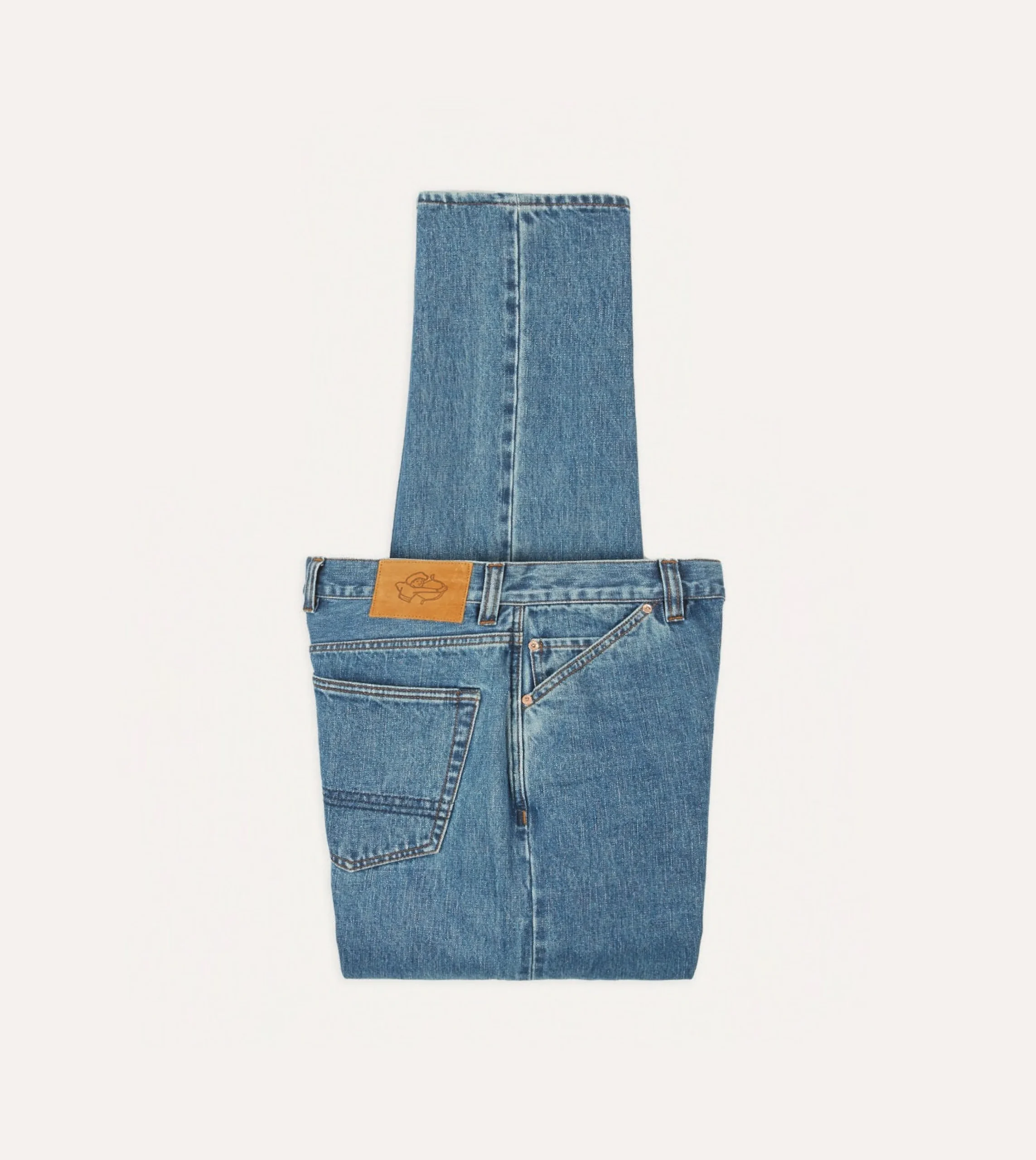 Drake’s 14.2oz Japanese Selvedge Denim Five-Pocket Jeans