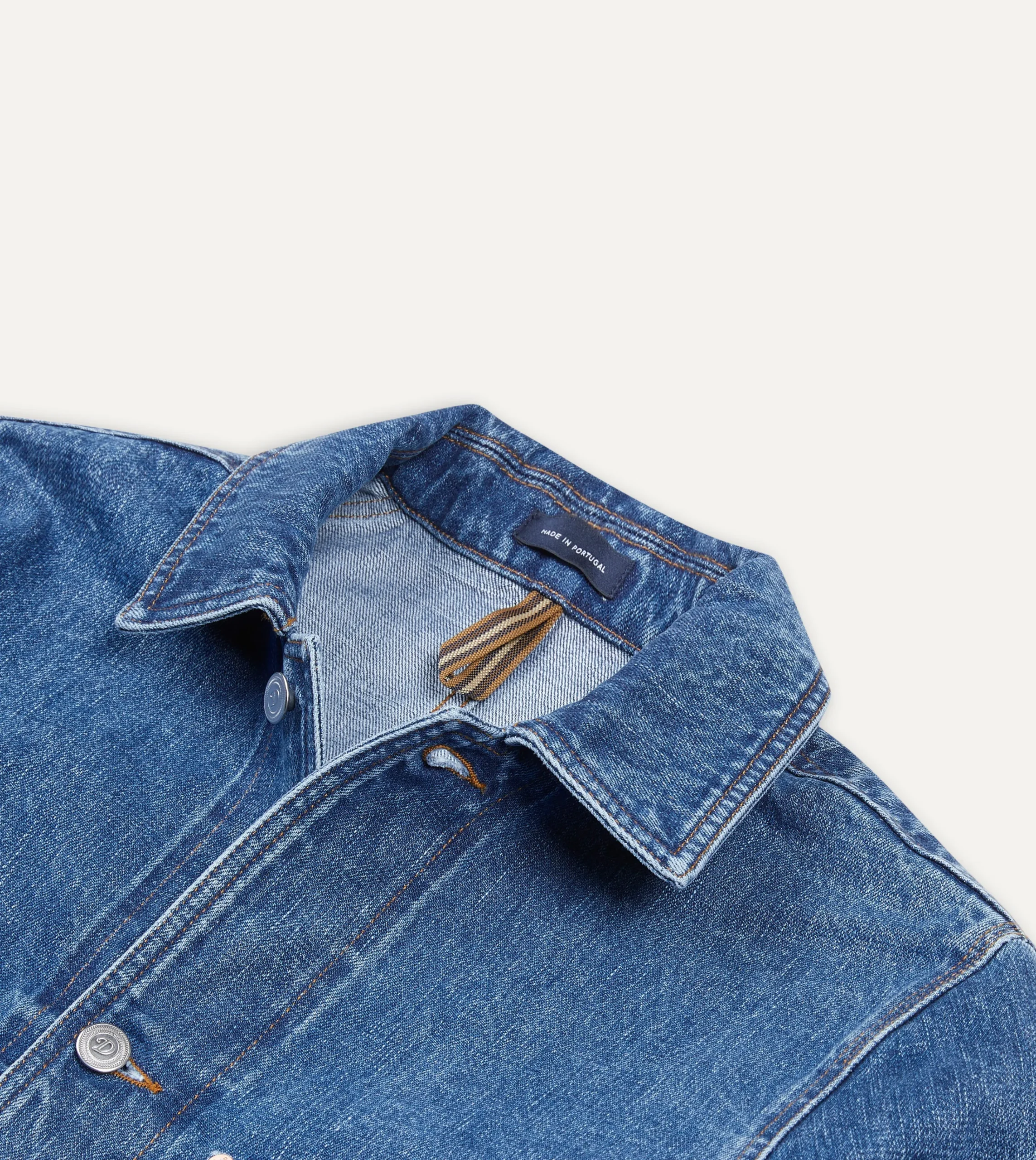 Drake’s Selvedge Denim Five-Pocket Chore Jacket