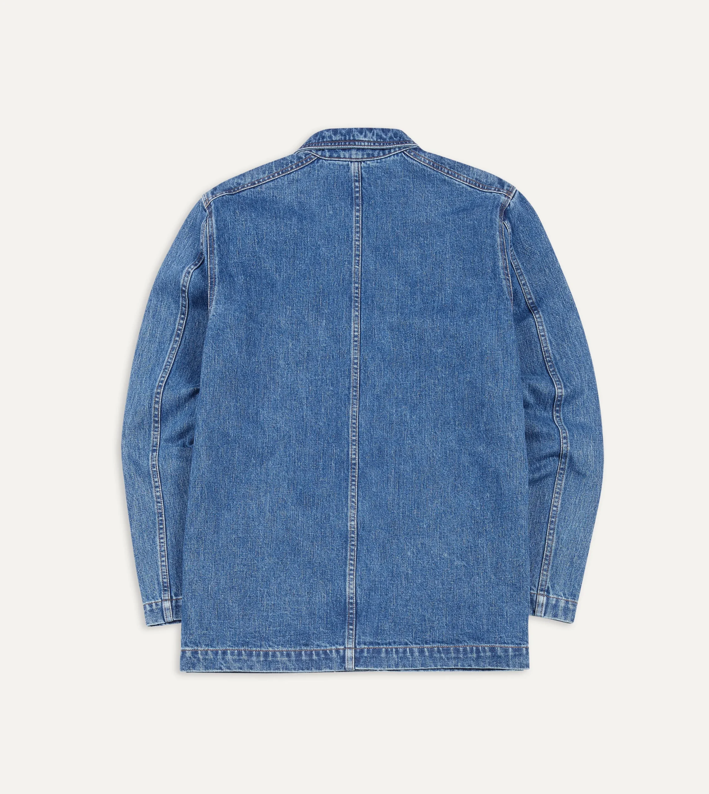Drake’s Selvedge Denim Five-Pocket Chore Jacket