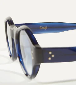 Drake’s Blue Acetate Jules Sunglasses