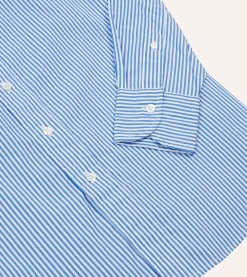 Drake’s Bengal Stripe Cotton Poplin Button-Down Shirt