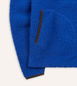 Drake’s Boucle Wool Zip Fleece Jacket