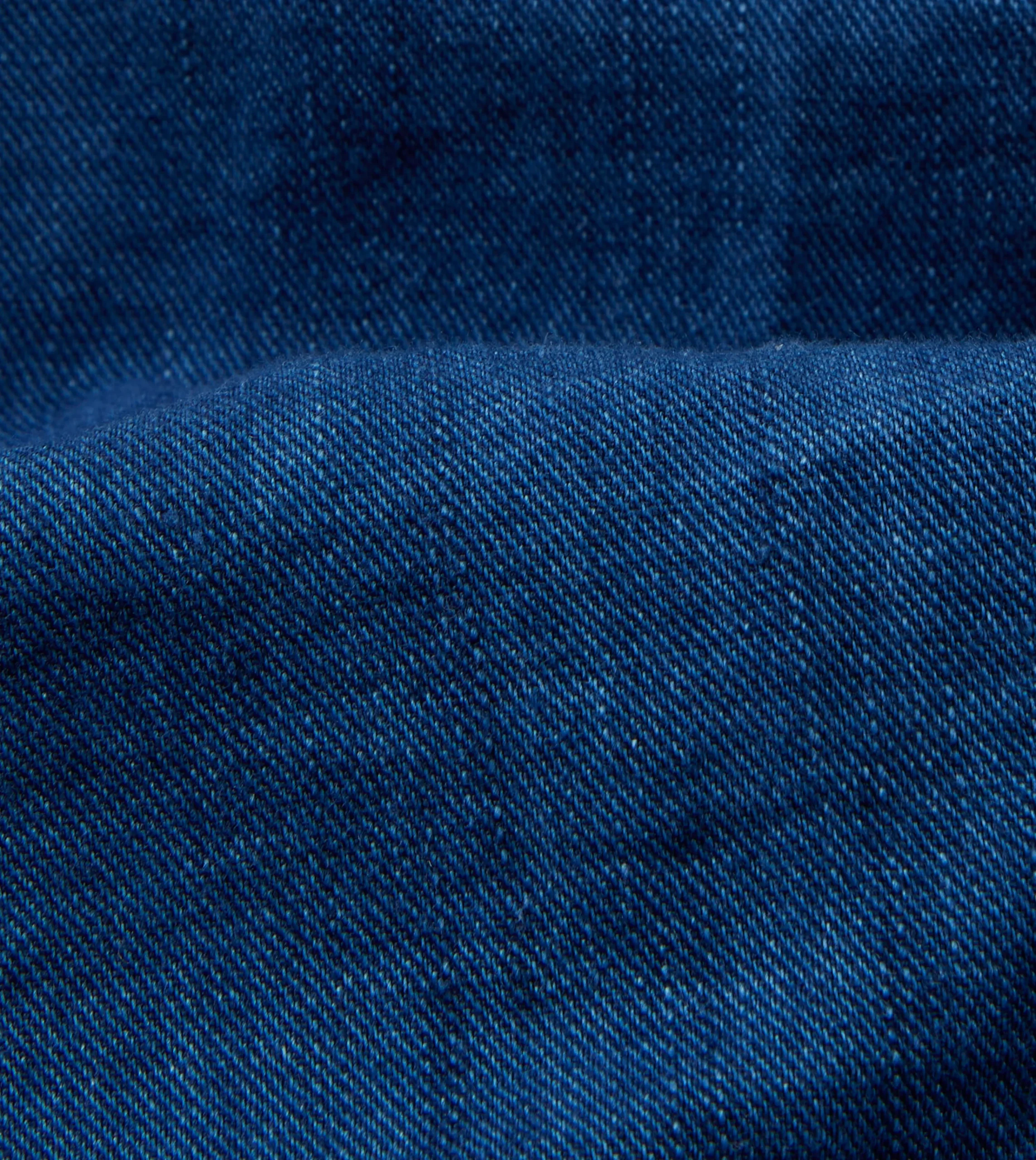 Drake’s Blue Cotton Linen Two-Pocket Work Shirt