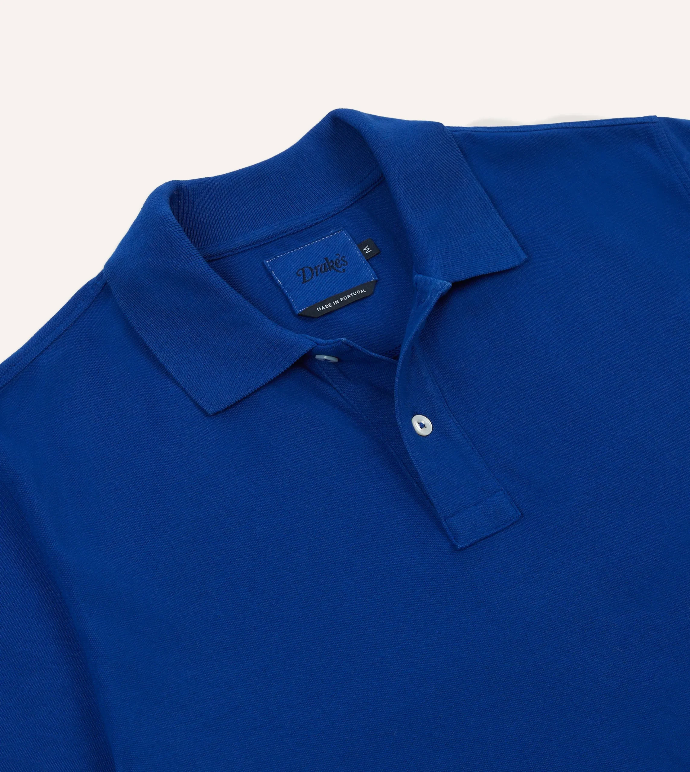 Drake’s Piqué Cotton Polo Shirt
