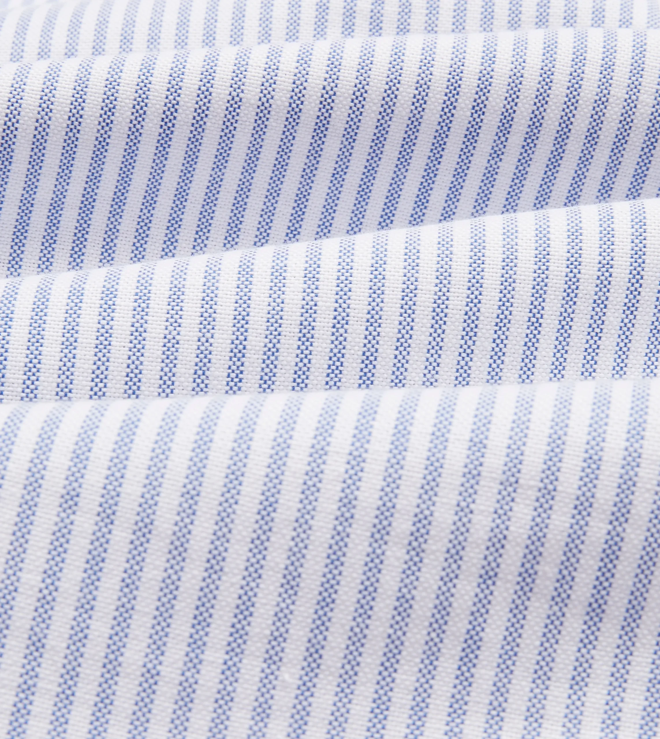 Drake’s Ticking Stripe Cotton Oxford Cloth Button-Down Shirt