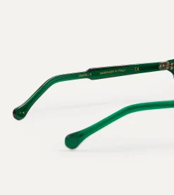 Drake’s Bottle Green Acetate Blake Sunglasses