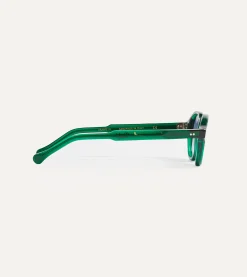 Drake’s Bottle Green Acetate Blake Sunglasses