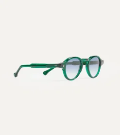 Drake’s Bottle Green Acetate Blake Sunglasses