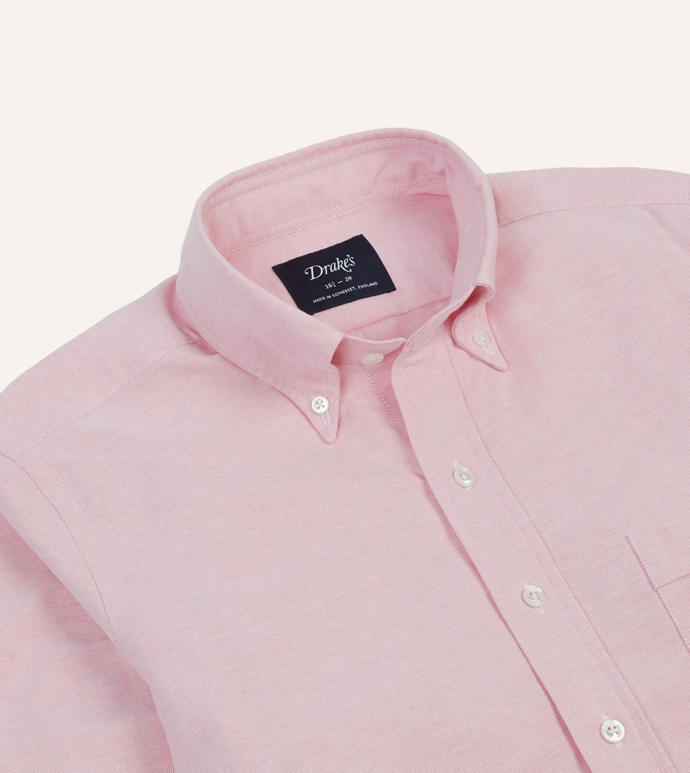 Drake’s Cotton Oxford Cloth Button-Down Shirt