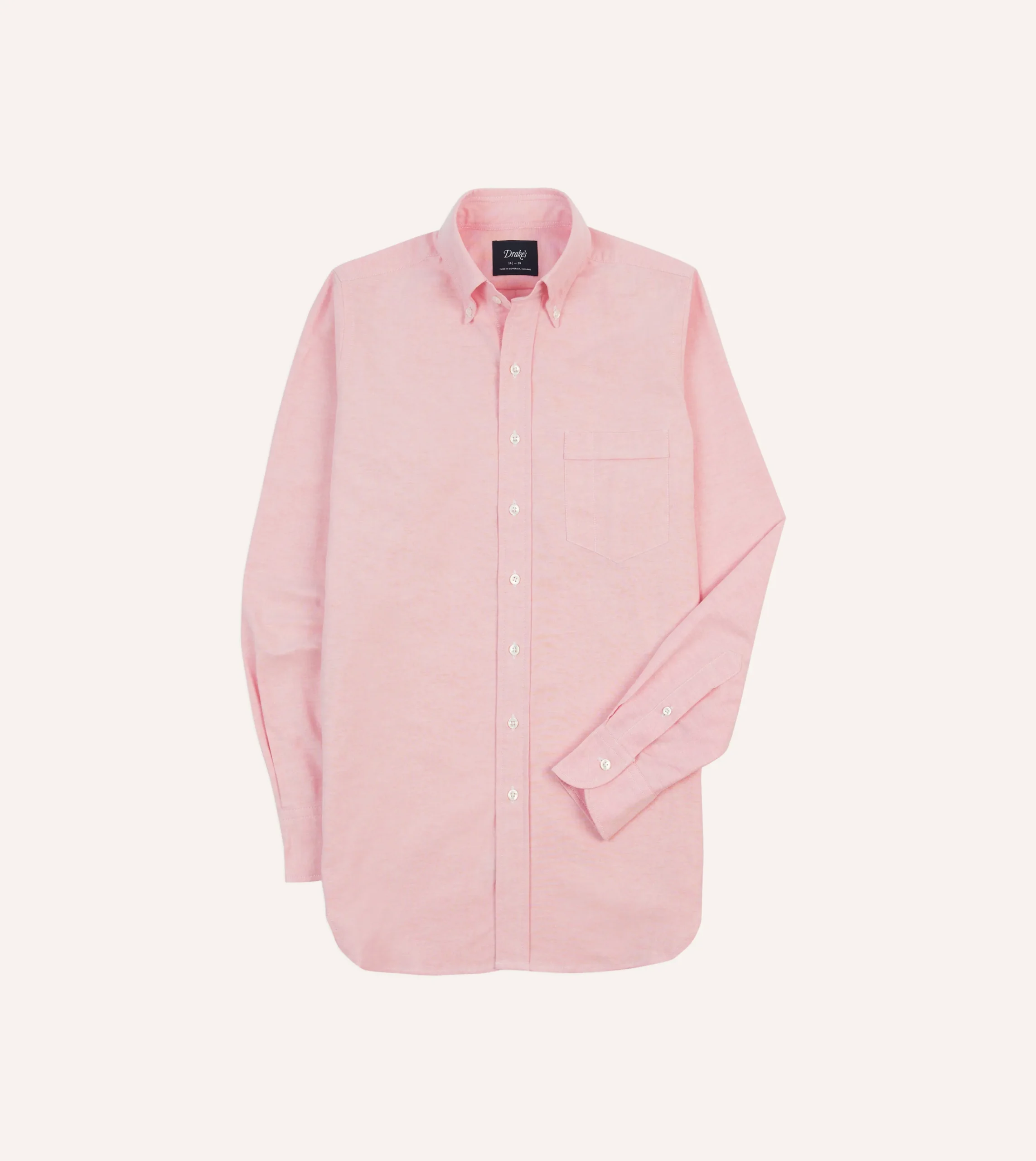 Drake’s Cotton Oxford Cloth Button-Down Shirt