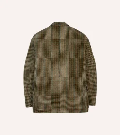Drake’s Brown And Green Check Tweed Games Blazer Mk. VII