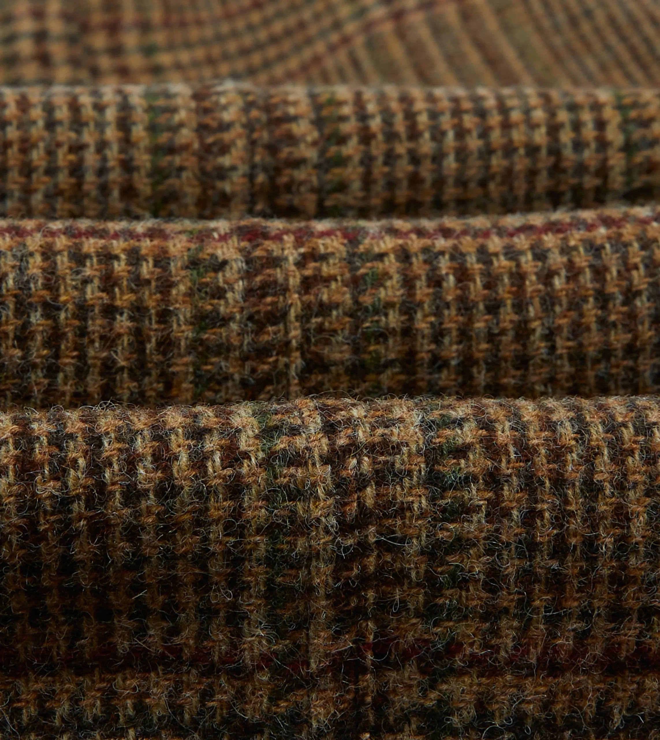 Drake’s Brown And Red Prince Of Wales Check Tweed Games Blazer Mk. VII