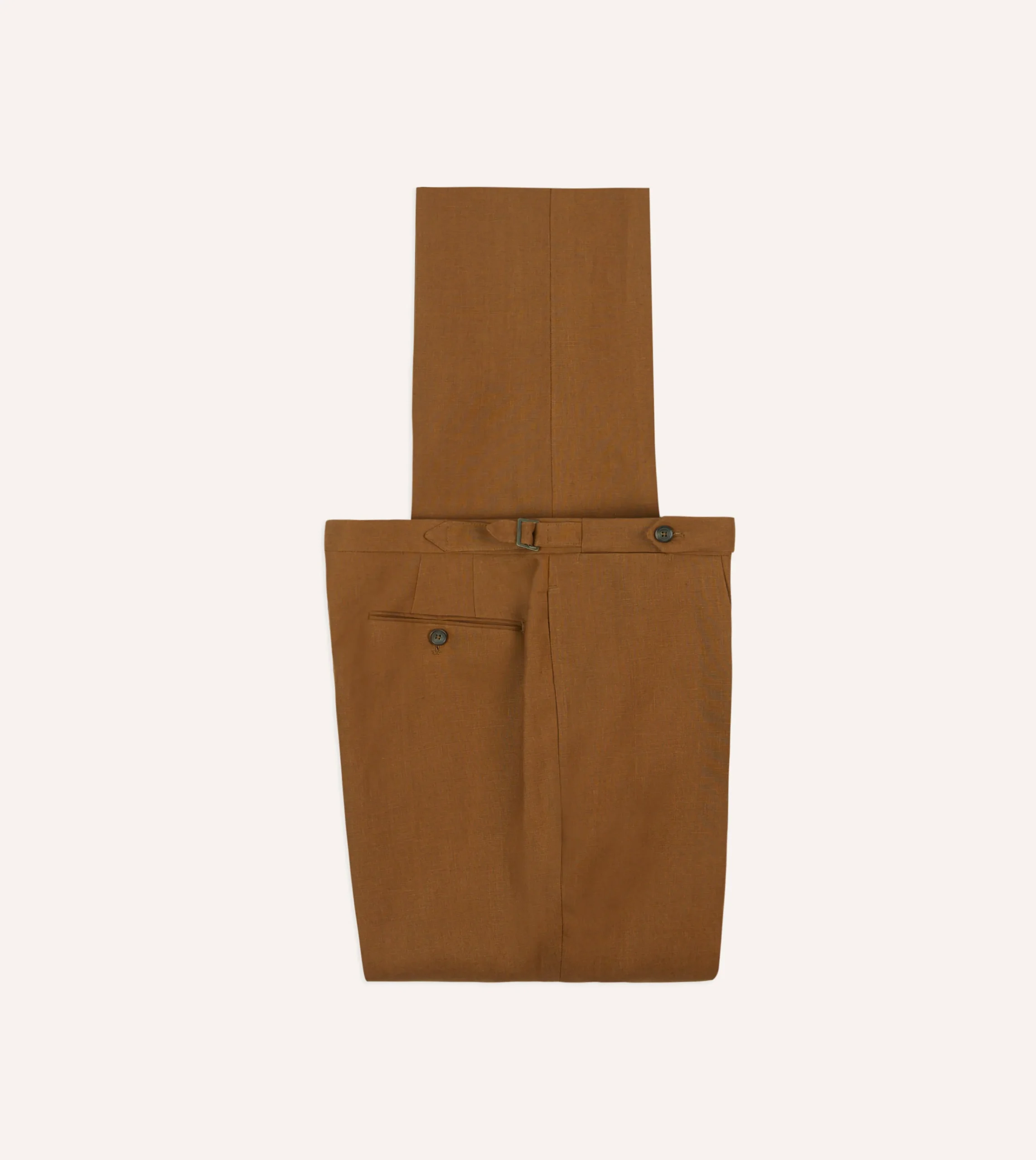 Drake’s Irish Linen Single Pleat Trouser