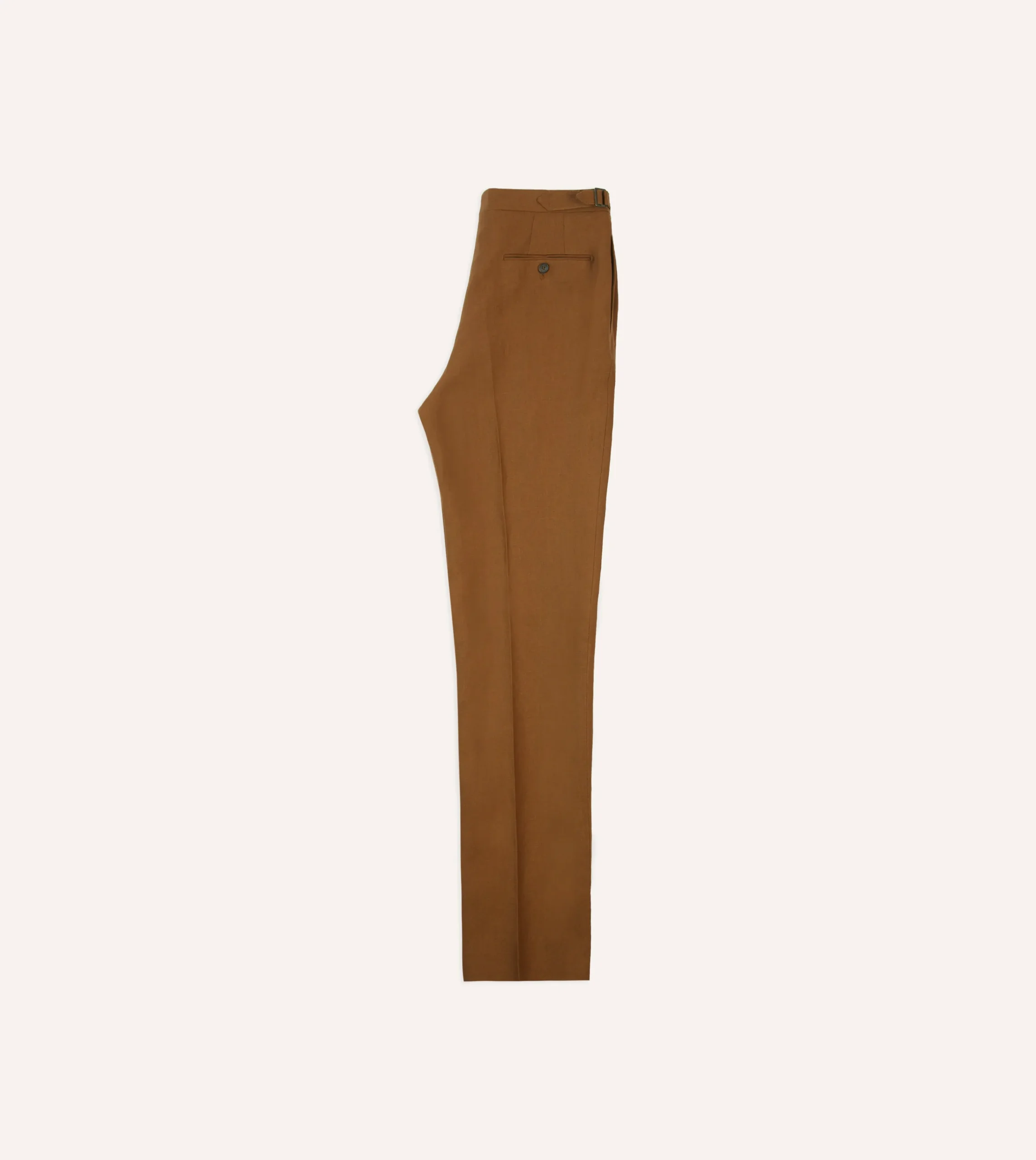 Drake’s Irish Linen Single Pleat Trouser
