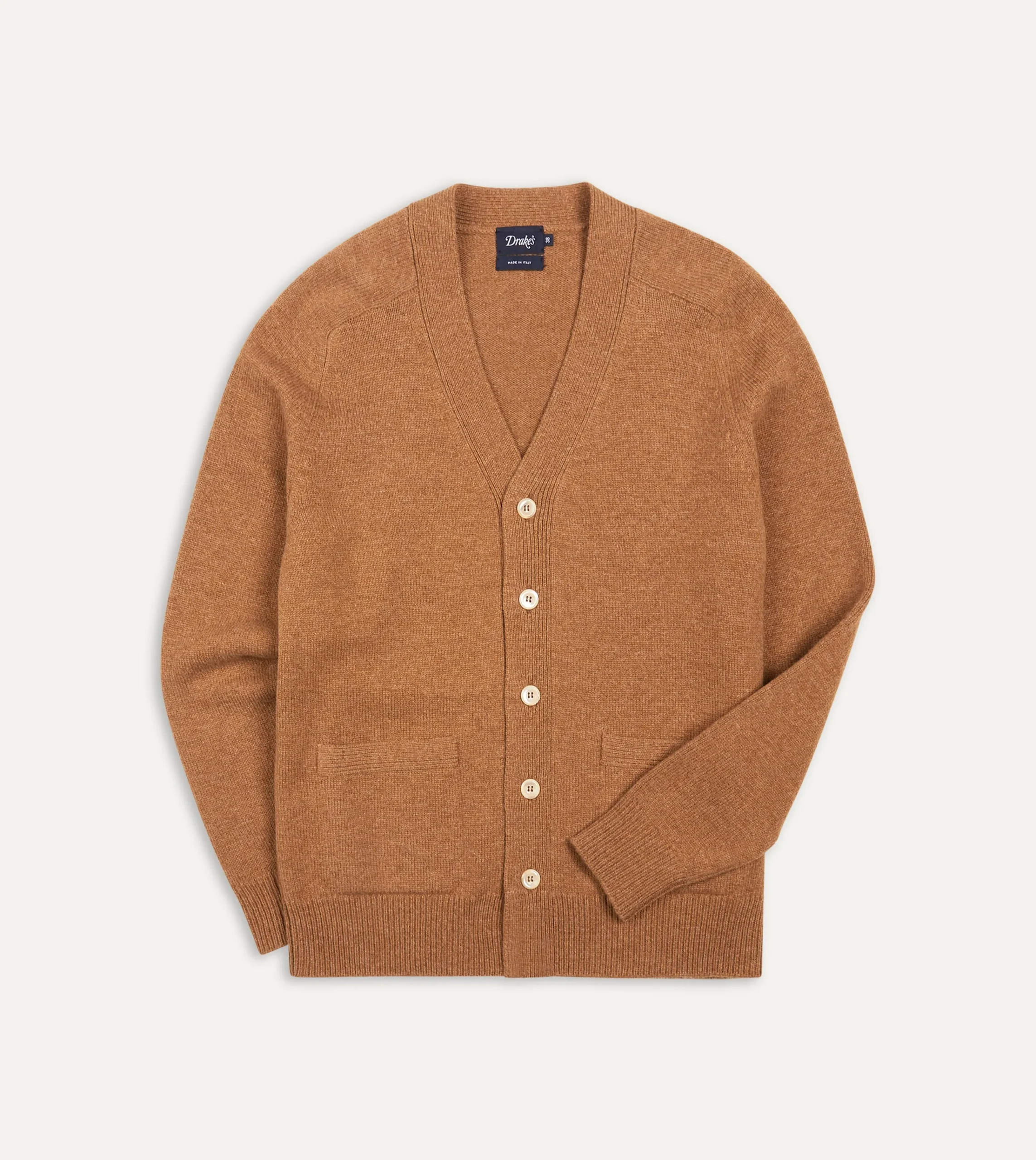 Drake’s Lambswool 6 Button Cardigan