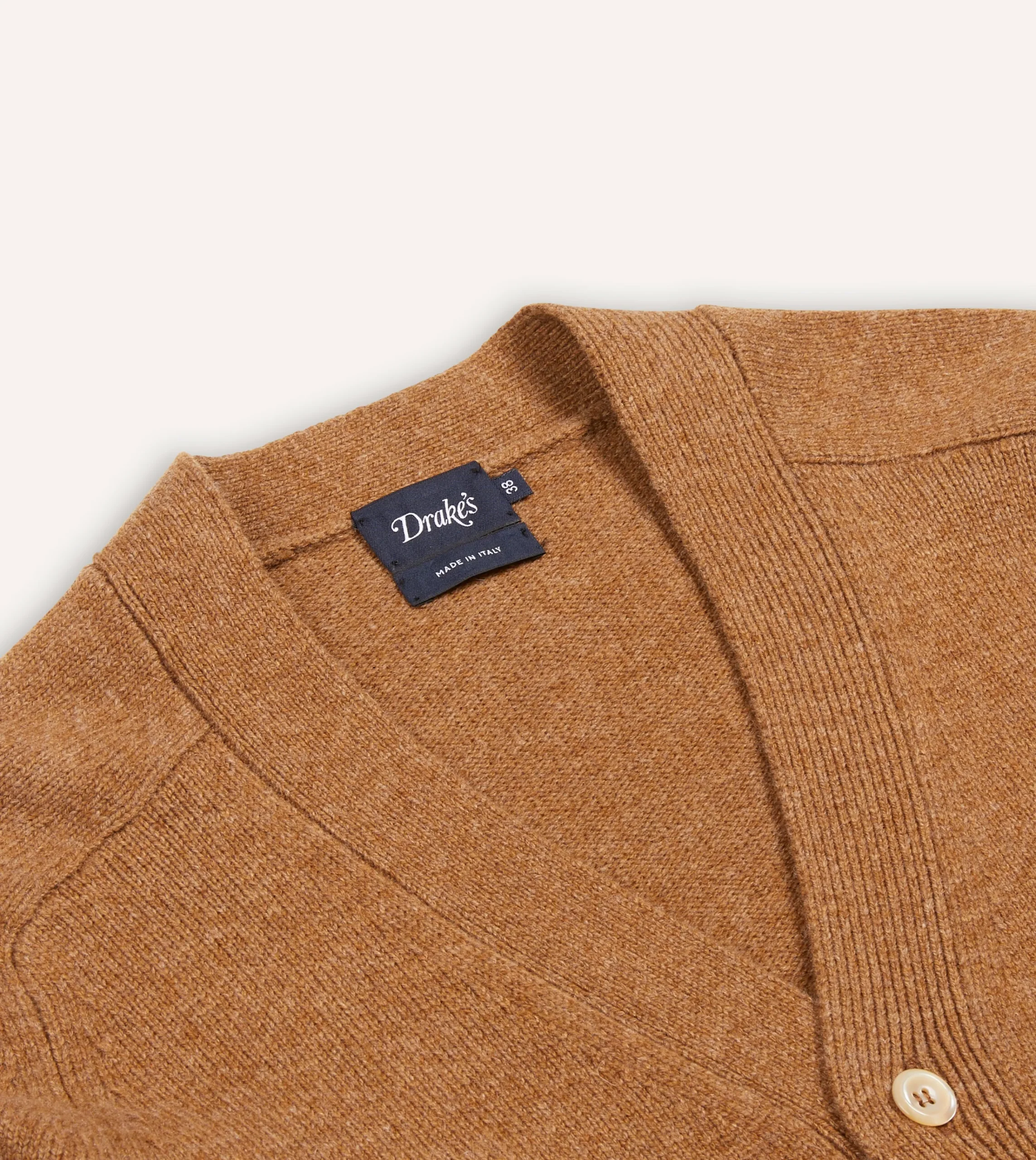 Drake’s Lambswool 6 Button Cardigan