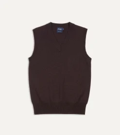 Drake’s Merino Wool Knitted Vest