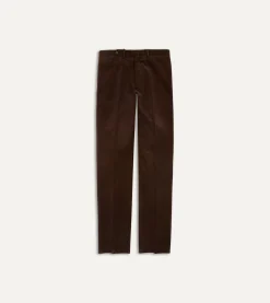 Drake’s Mid-Wale Corduroy Flat Front Trouser