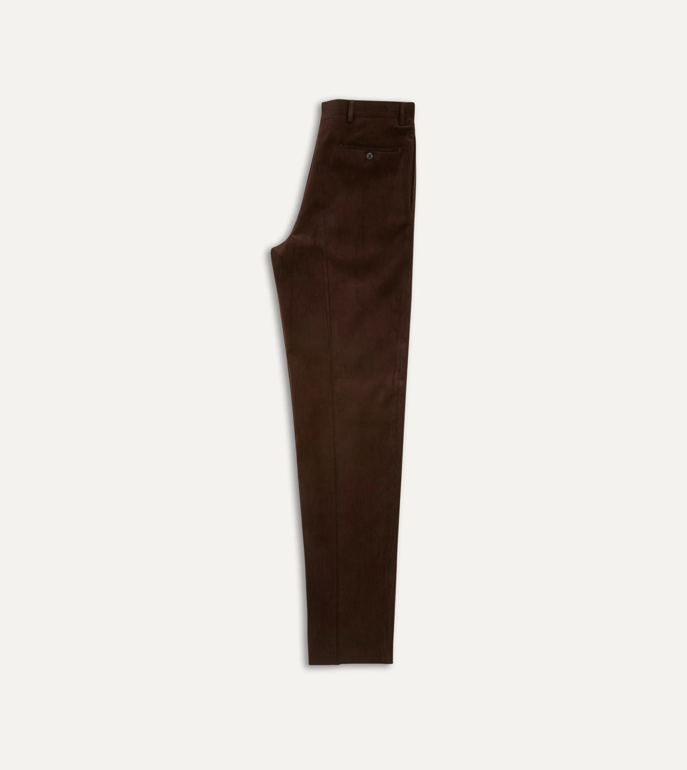 Drake’s Mid-Wale Corduroy Flat Front Trouser