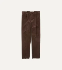 Drake’s Mid-Wale Corduroy Single Pleat Trouser