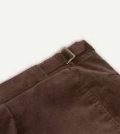 Drake’s Mid-Wale Corduroy Single Pleat Trouser